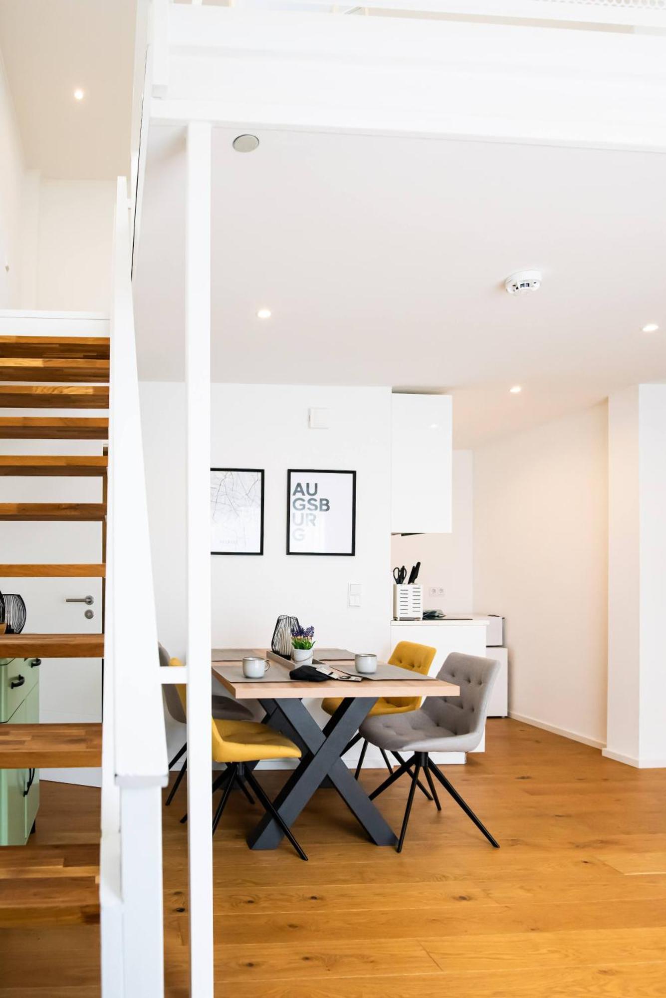 Loftartige Wohnung In Augsburg-Pfersee Exterior foto